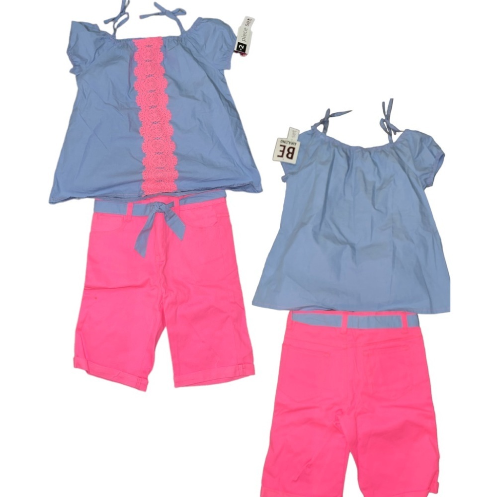 Pink House Bermuda shorts‎ set